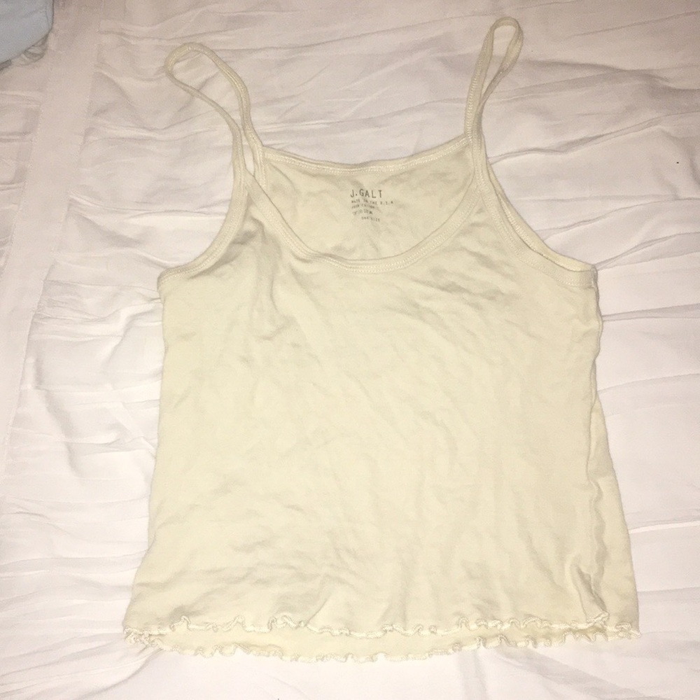 BRANDY MELVILLE: Light Yellow Top
